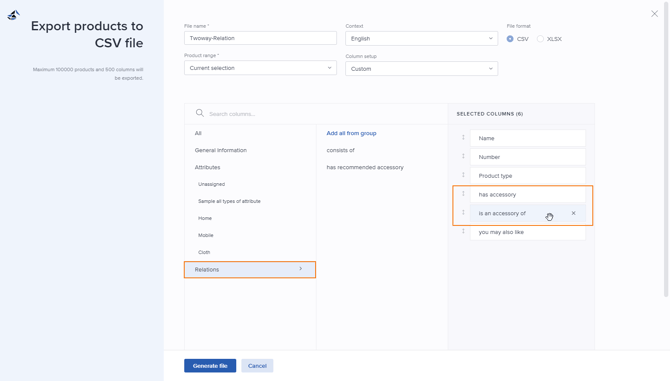 Export_Relation-Column_Expot-Two-Way-Relations