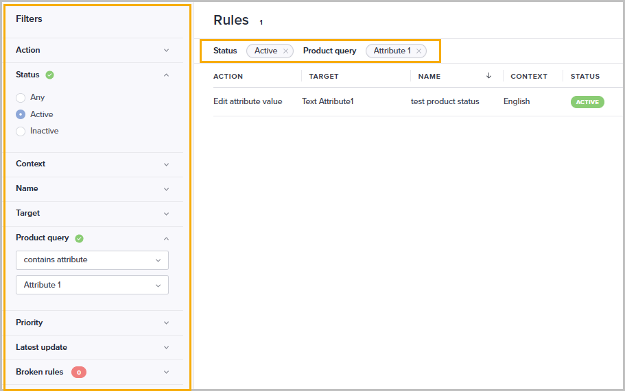 Rules engine